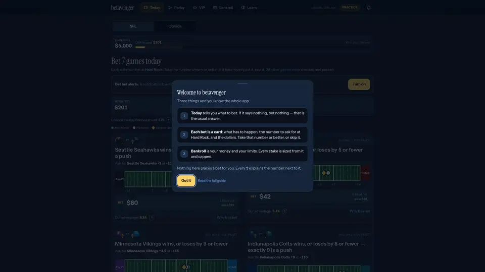betavenger home page
