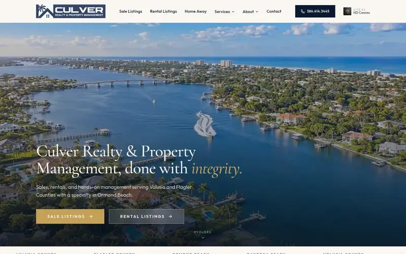 Culver Realty Group home page
