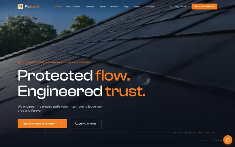FloGuard home page