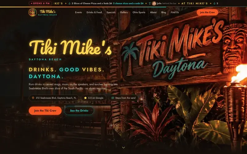 Tiki Mike’s home page